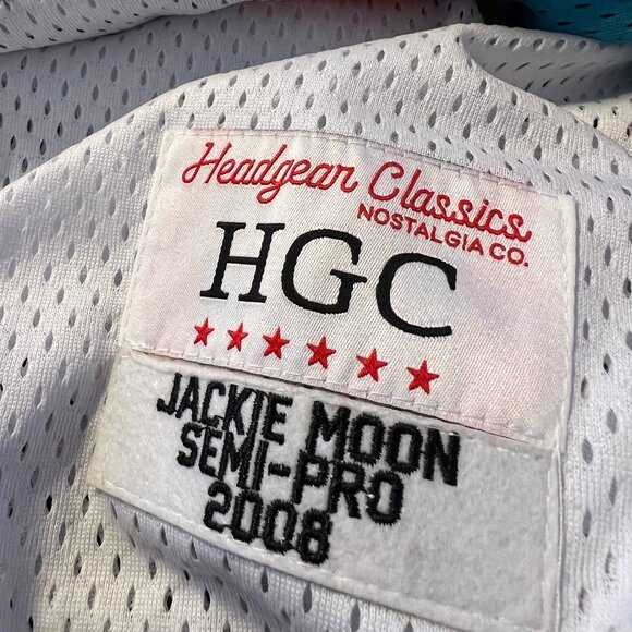 Headgear Classics Semi-Pro Flint Tropics Jersey Jackie Moon NWT XL - Picture 3 of 5